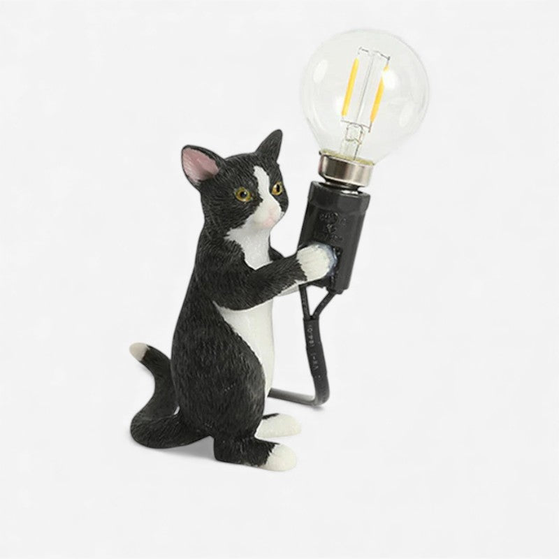 PawLumo – Speelse kattenfiguurlamp voor charmante sfeerverlichting op tafel Velani