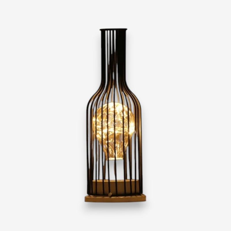 SunBloom – LED Table Lamp with Cage Design