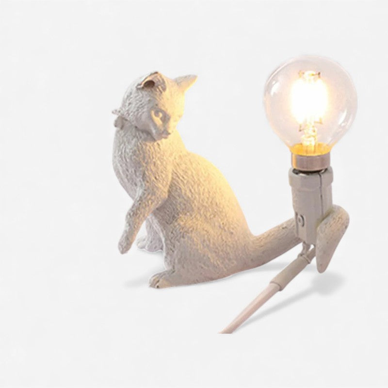 PawLumo – Speelse kattenfiguurlamp voor charmante sfeerverlichting op tafel Velani