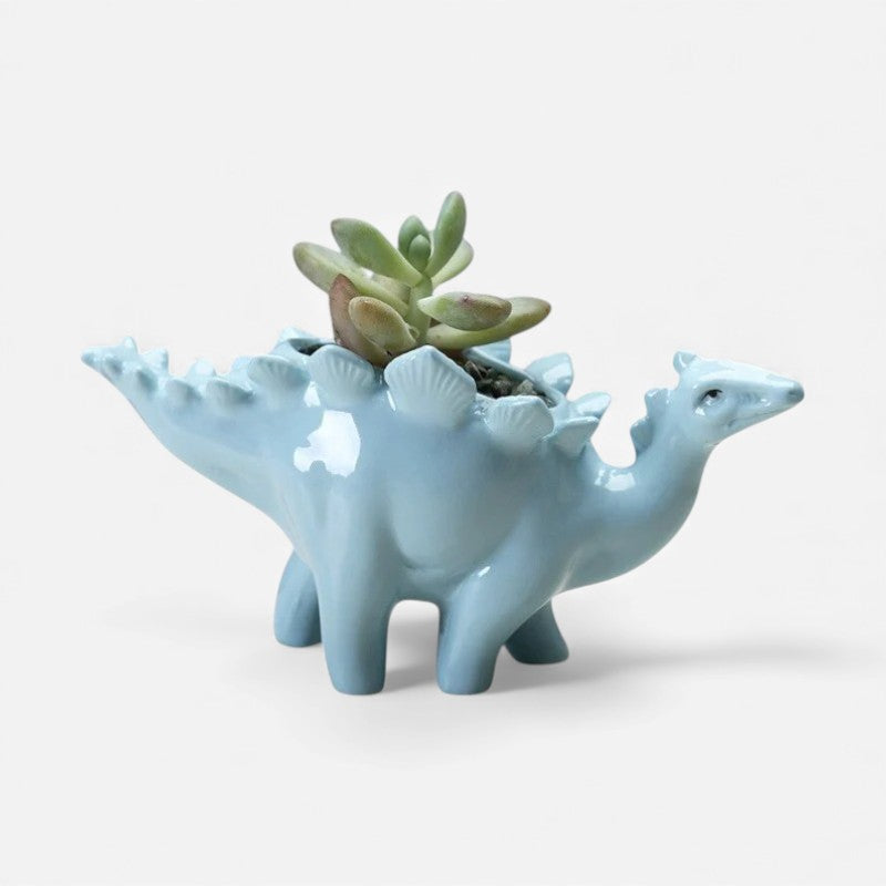 DinoBloom – Indoor Flower Pot with Dino Figure