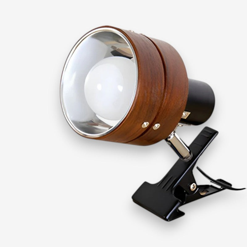 ClipBright – LED Lamp with Adjustable Clamp and Round Shape