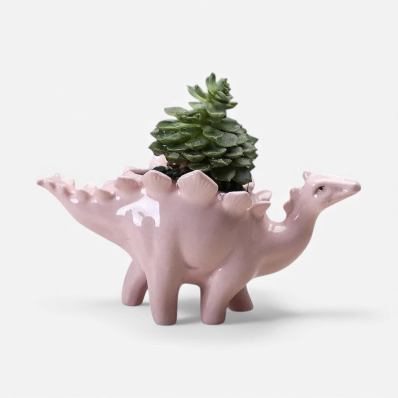 DinoBloom – Indoor Flower Pot with Dino Figure