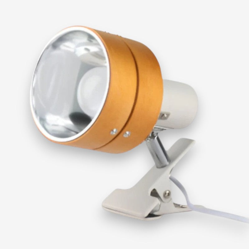 ClipBright – LED Lamp with Adjustable Clamp and Round Shape