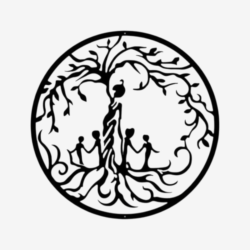 ArborRound – Árbol decorativo para colgar en la pared con diseño redondo