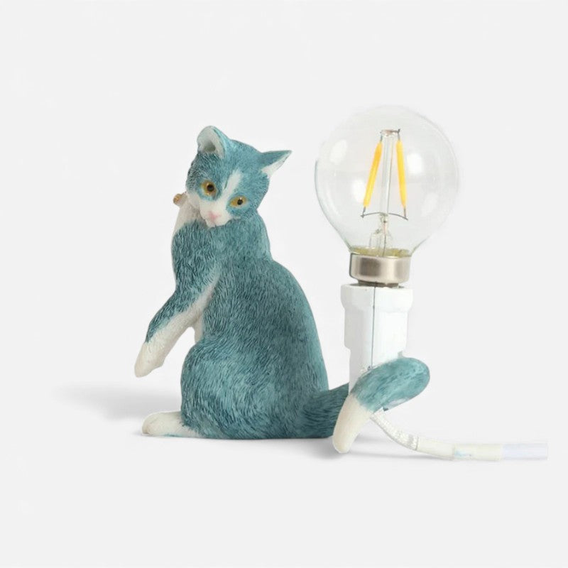 PawLumo – Speelse kattenfiguurlamp voor charmante sfeerverlichting op tafel Velani
