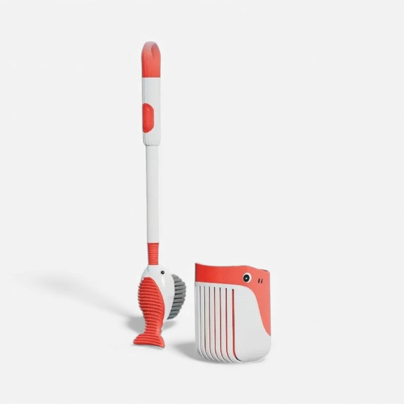 AquaHold – Wall-Mounted Fish Brush Holder for Organized Storage