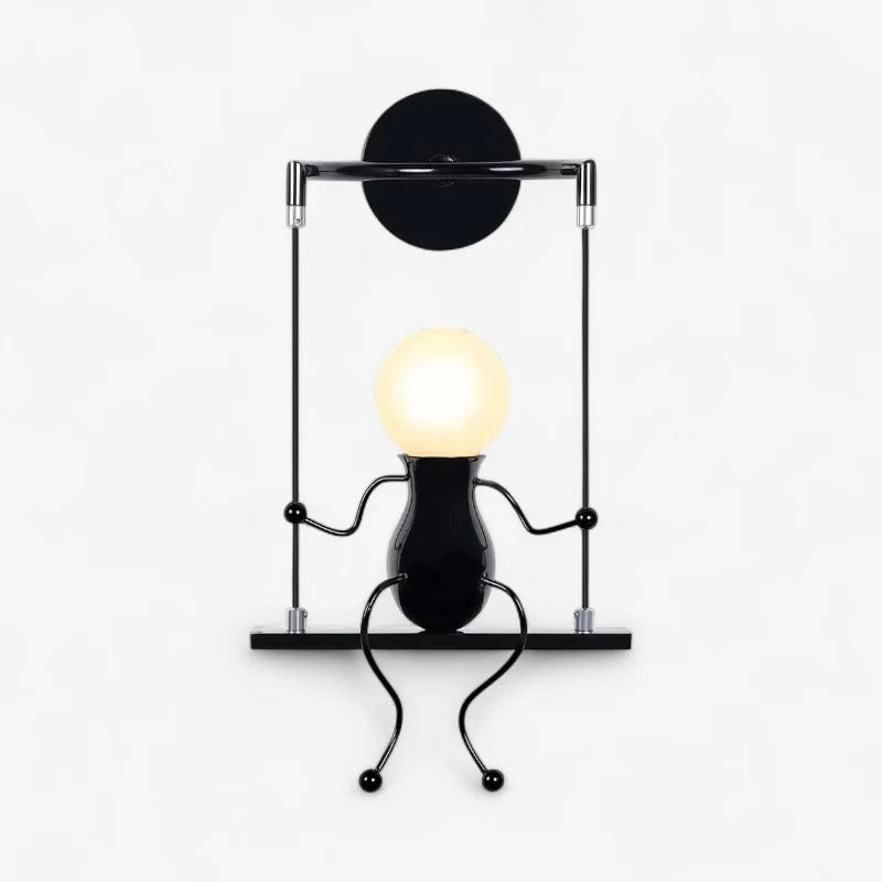 LumoSwing – LED Wall Lamp with Swing Hanging Accent