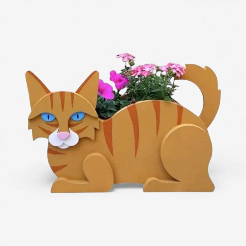 PurrBloom – Decorative Flower Vase in Cat Shape