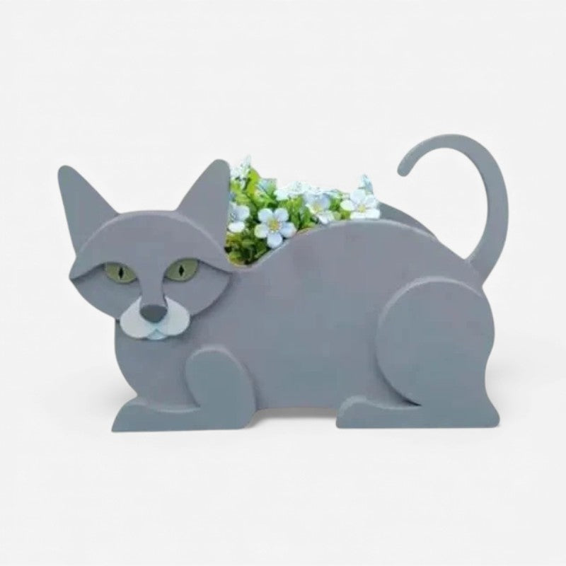 PurrBloom – Decorative Flower Vase in Cat Shape