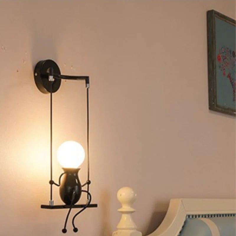 LumoSwing – LED Wall Lamp with Swing Hanging Accent