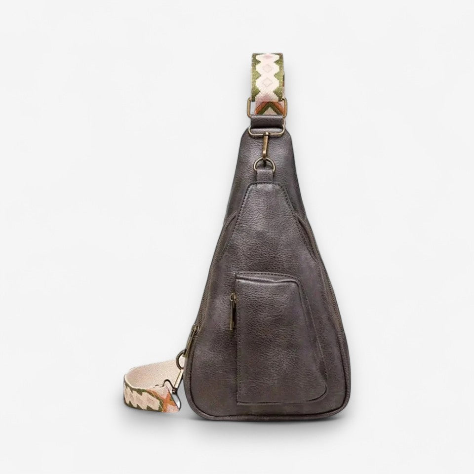 Fenna – Schoudertas met Grote Inhoud en Ritssluiting Velani