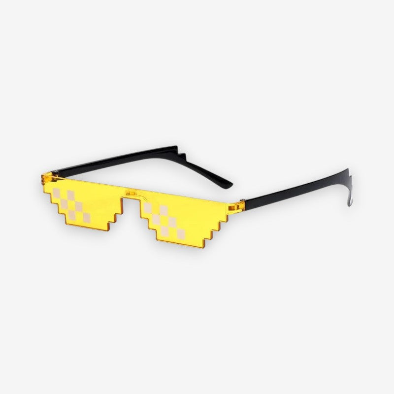 PixelVibe – Mosaic style sunglasses with retro pixel design