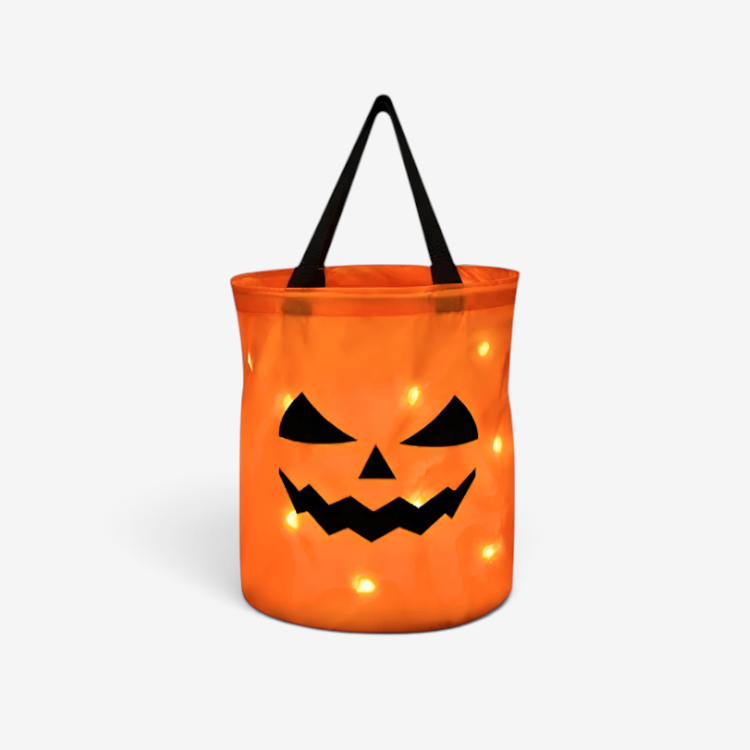 GlowNest - Illuminated Pumpkin Treat Basket