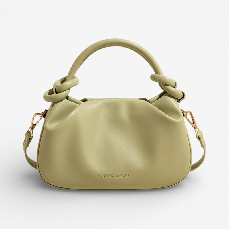 Oriana – Adjustable Shoulder Bag With Knotted Handle And Buckle