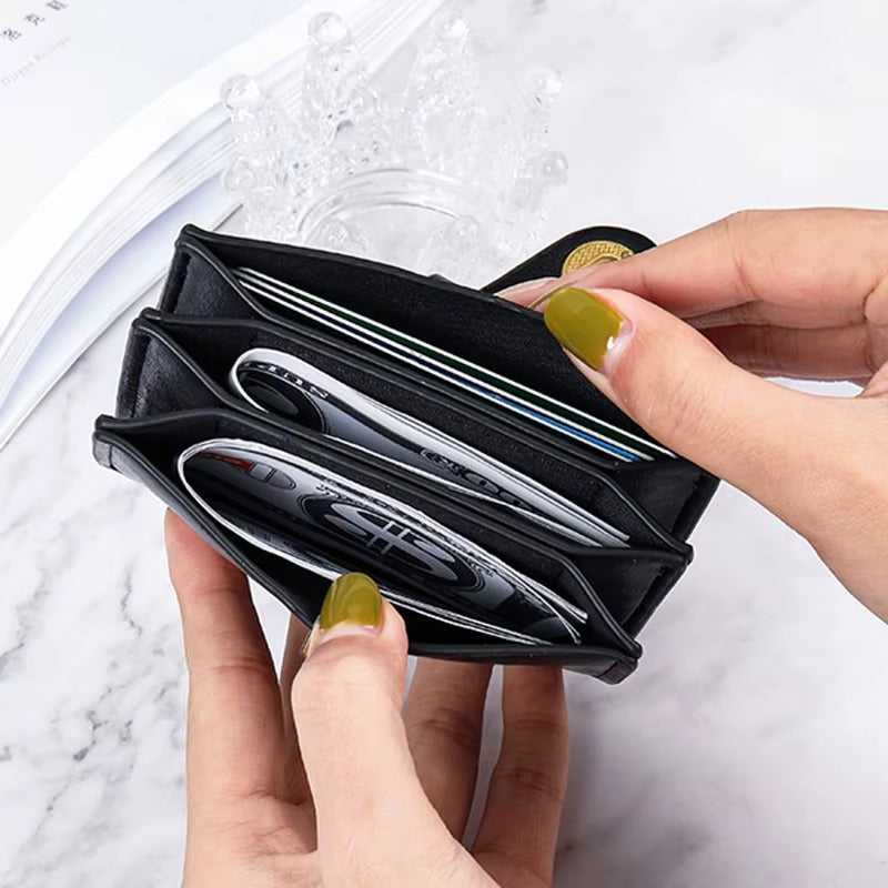 Sophia – Compact Wallet with Hasp Closure and Multiple Compartments