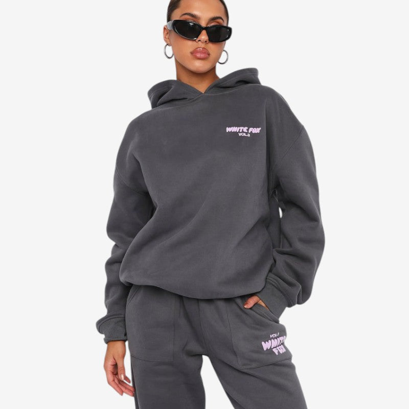 Camila – Tweedelige set met lange mouwen en broek met wijde pijpen Velani