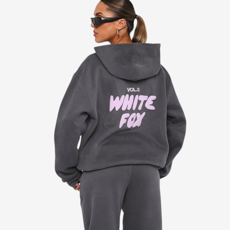 Camila – Tweedelige set met lange mouwen en broek met wijde pijpen Velani