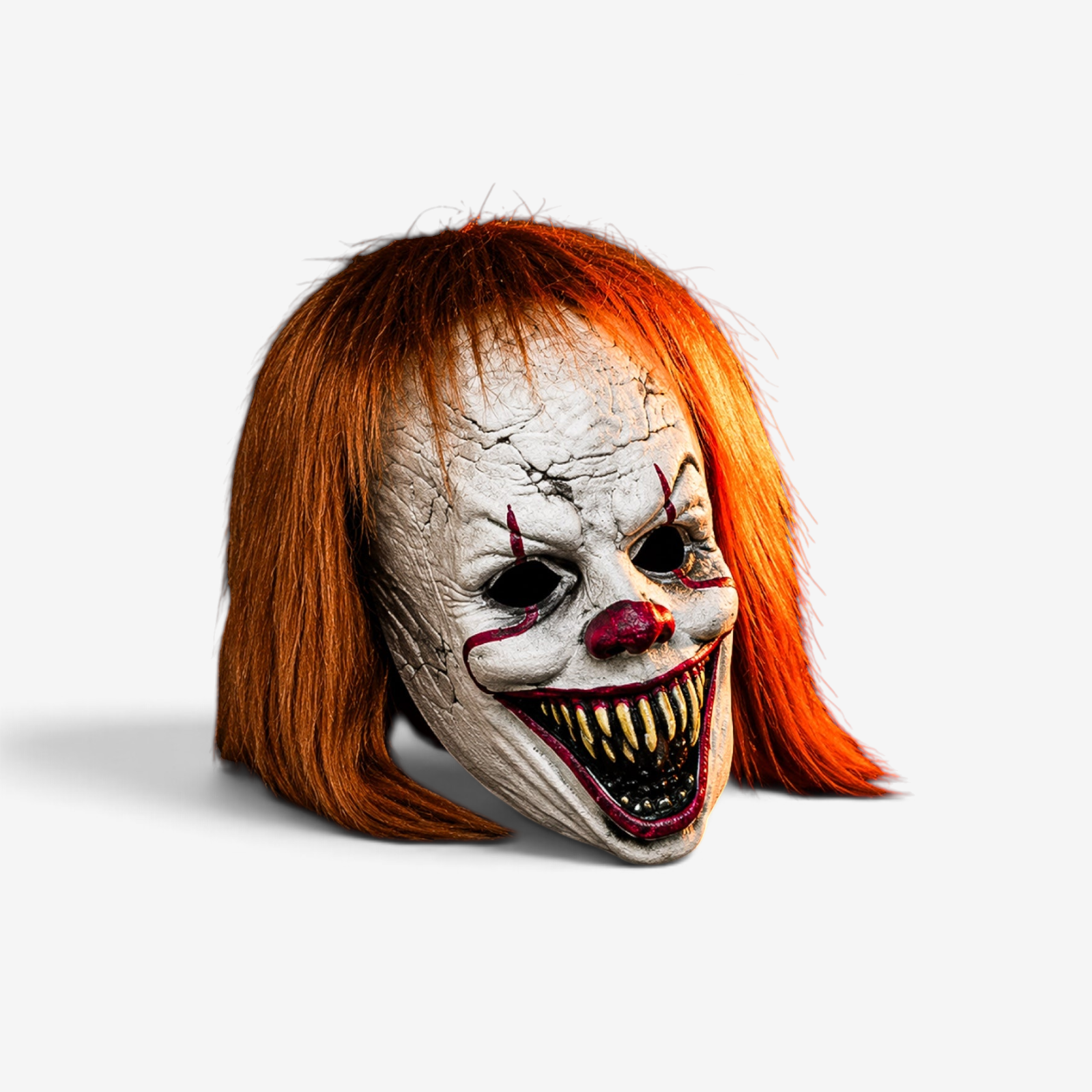 VexaClown - Pennywise Clown Mask with Hair and Teeth Detail