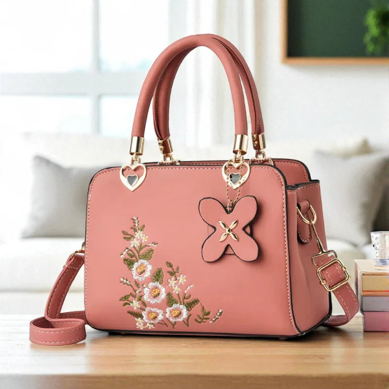 Emilia - Schoudertas met Bloemenprint en Verstelbare Bandjes Velani