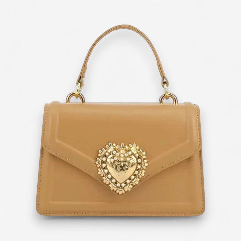 Sarah – Handtas met verstelbare band en hartsluiting Velani