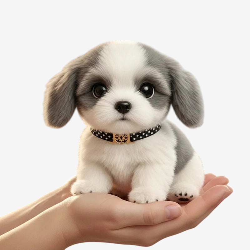 PlushPaws - Interactive Plush Dog with Touch-Activated Movement and Barking