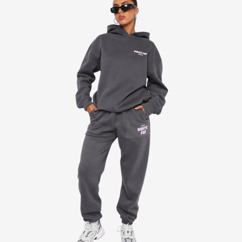 Camila – Tweedelige set met lange mouwen en broek met wijde pijpen Velani