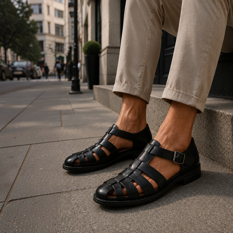 Men's Breathable Round Toe Slip-On Shoes