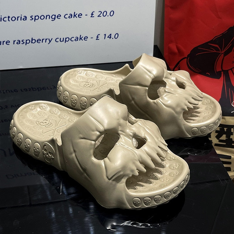 SkullStep - Slides With Unique Design for Casual Wear