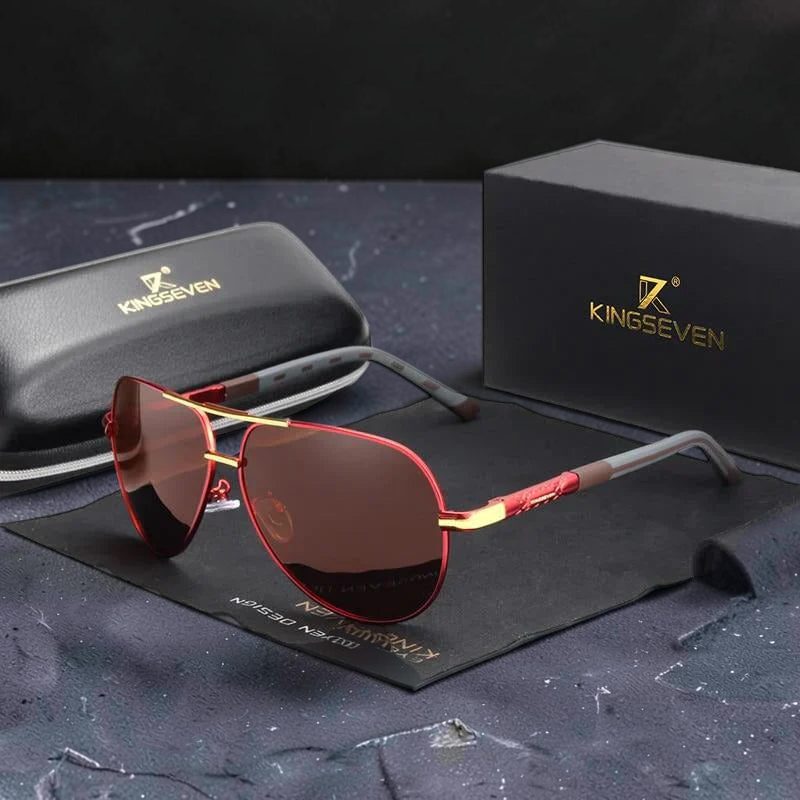Lucas - Stylish Polarized Aviator Sunglasses for Men