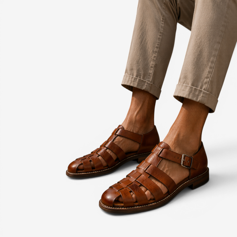 Men's Breathable Round Toe Slip-On Shoes