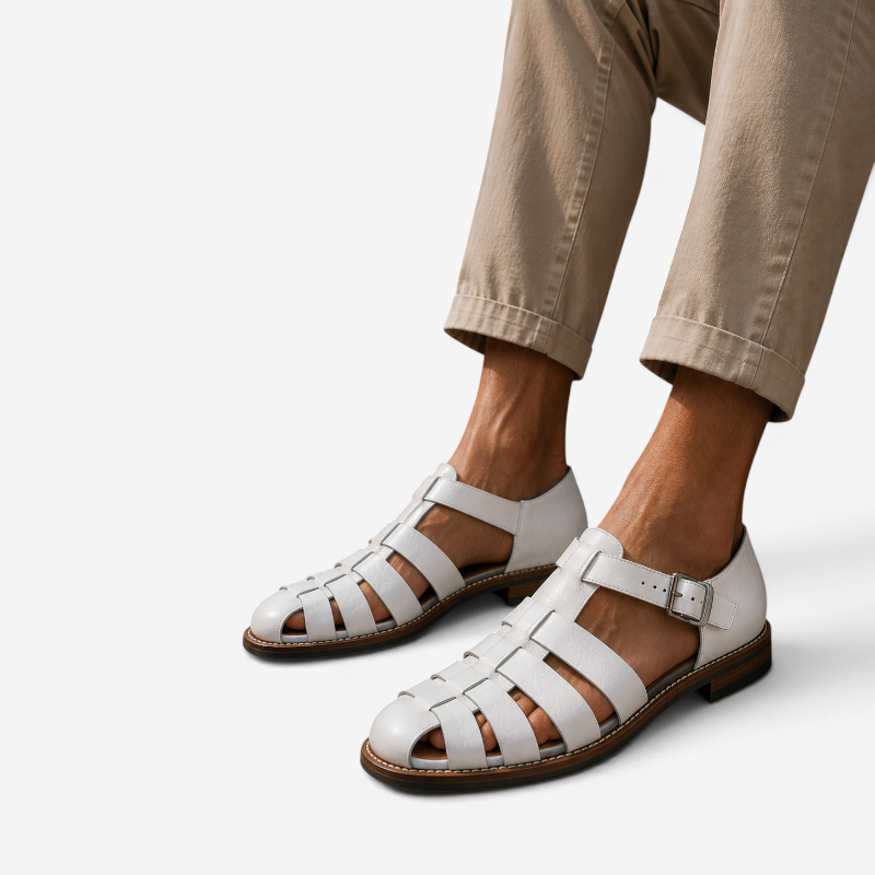 Men's Breathable Round Toe Slip-On Shoes