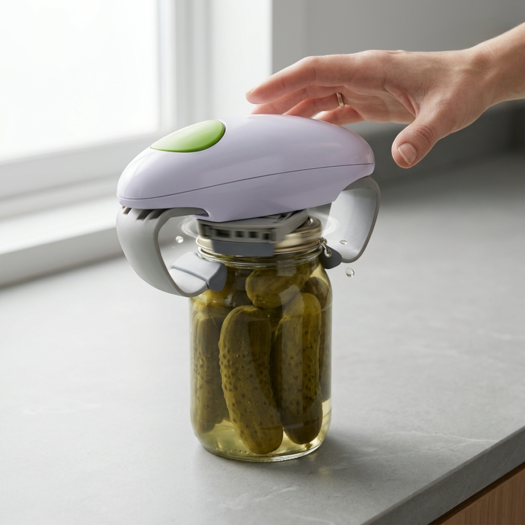 Lidpilot - Automatic Jar and Can Opener with One-Button Operation
