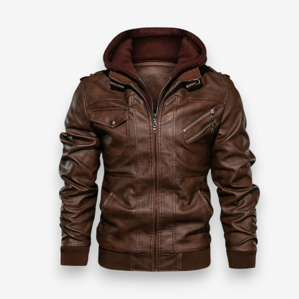 Noah – Long Sleeve Jacket with Zipper and Hoodie