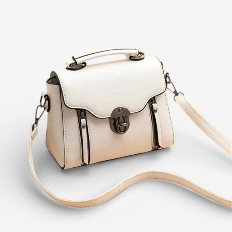 Clara – Shoulder Bag with Handle and Hasp Closure