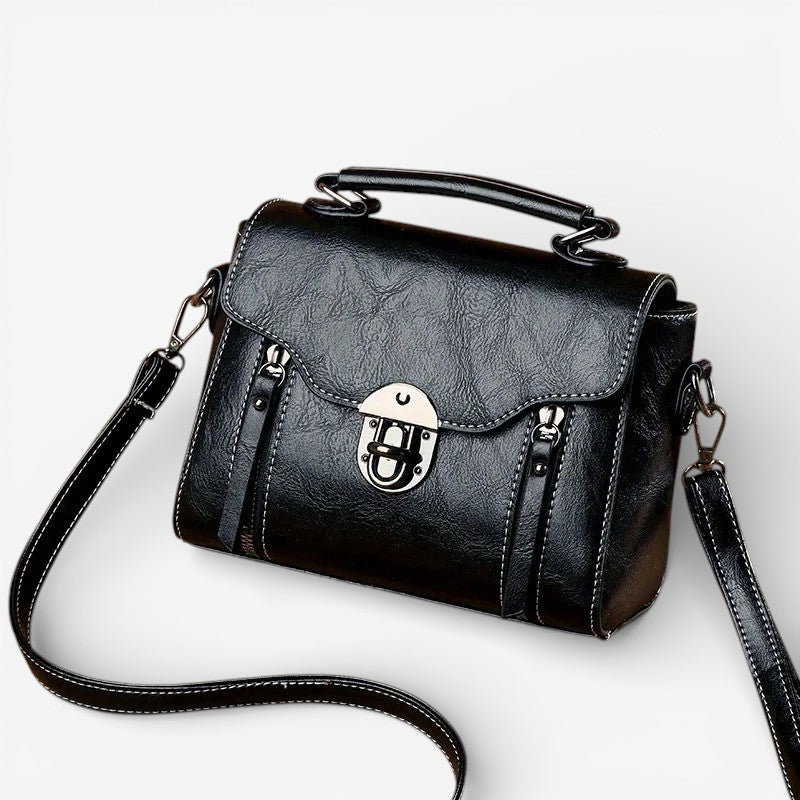 Clara – Shoulder Bag with Handle and Hasp Closure