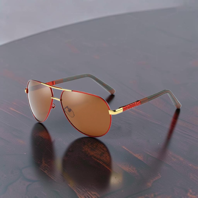 Lucas - Stylish Polarized Aviator Sunglasses for Men