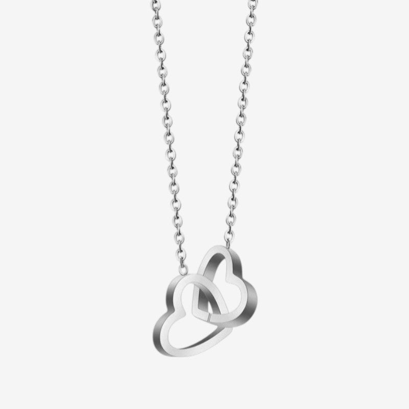 Rose Box with Heart Pendant Necklace