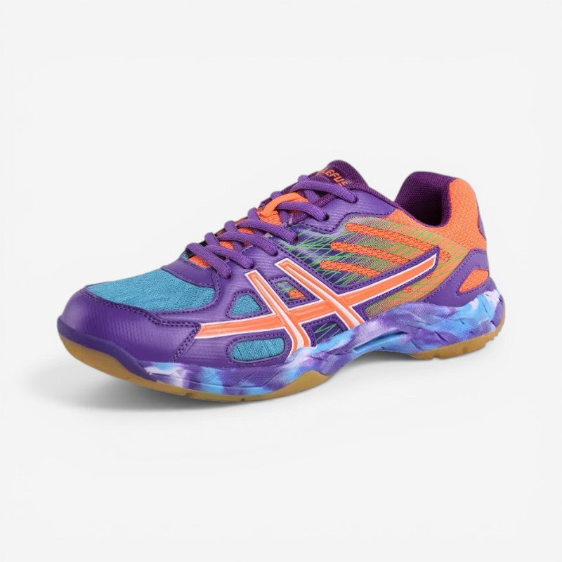Elliot – Non Slip Printed Sneakers with Lace Up Closure