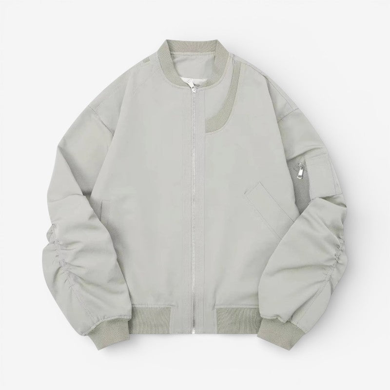 James – Loose Fit Jacket With Long Sleeve And Zipper