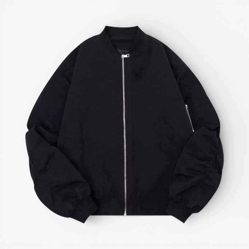 James – Loose Fit Jacket With Long Sleeve And Zipper