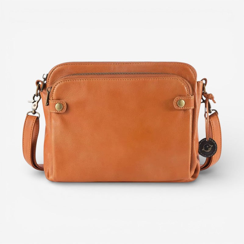 Nerissa – Large Capacity Shoulder Bag with Three Layers and Strap