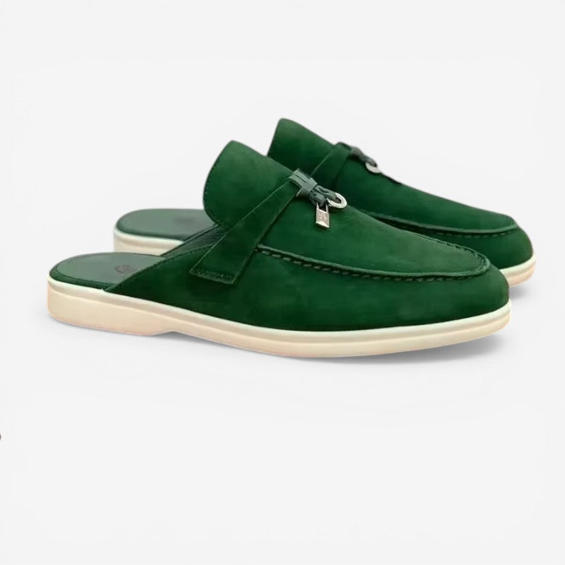 Kieran - Tassel Shoes With Open Back Design
