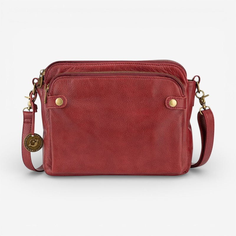 Nerissa – Large Capacity Shoulder Bag with Three Layers and Strap