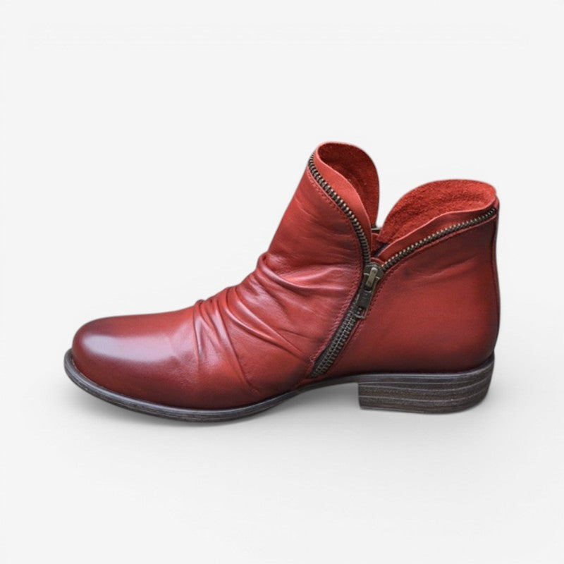 Women’s Pointed Toe Ankle Boots Thick Sole