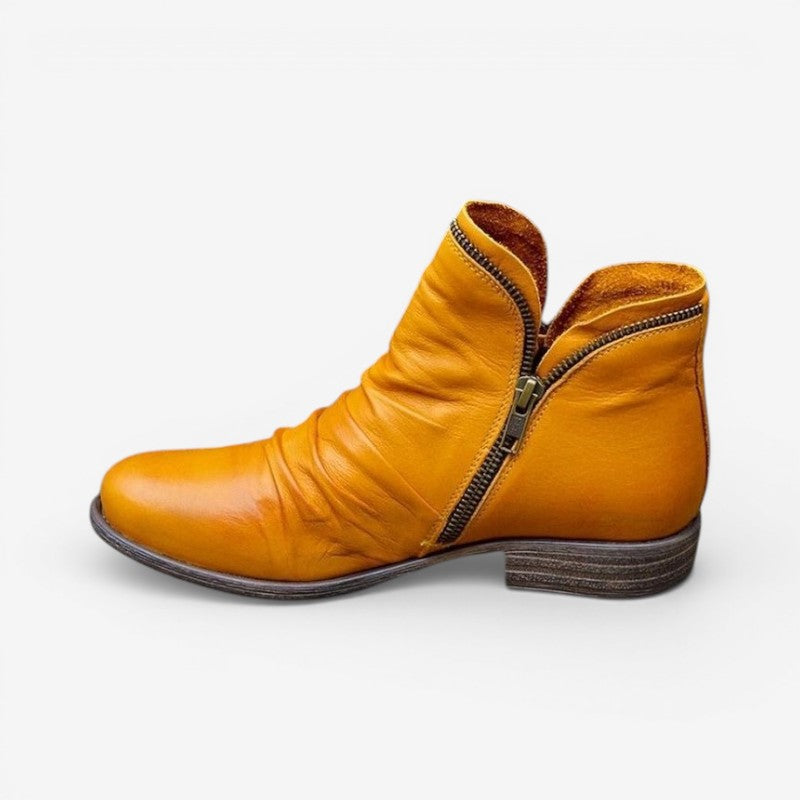 Women’s Pointed Toe Ankle Boots Thick Sole