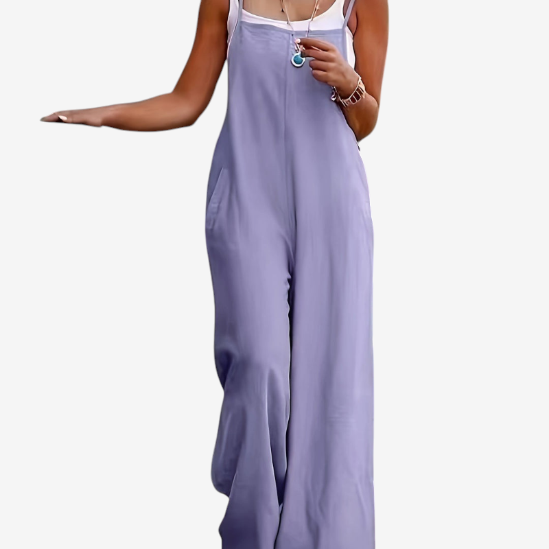 Chic Sleeveless Wide Leg Jumpsuit for Women