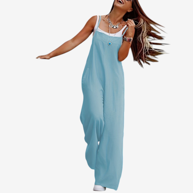 Chic Sleeveless Wide Leg Jumpsuit for Women