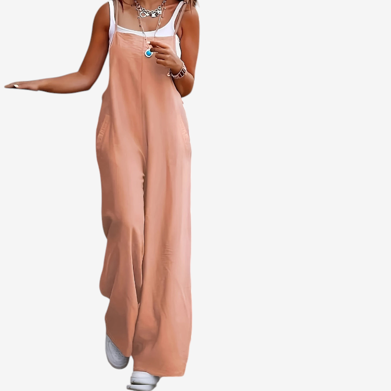 Chic Sleeveless Wide Leg Jumpsuit for Women
