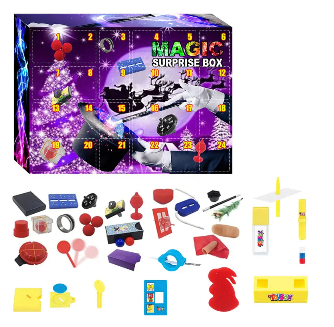 MystiBox- Magic Trick Advent Calendar Gift Box with Accessories