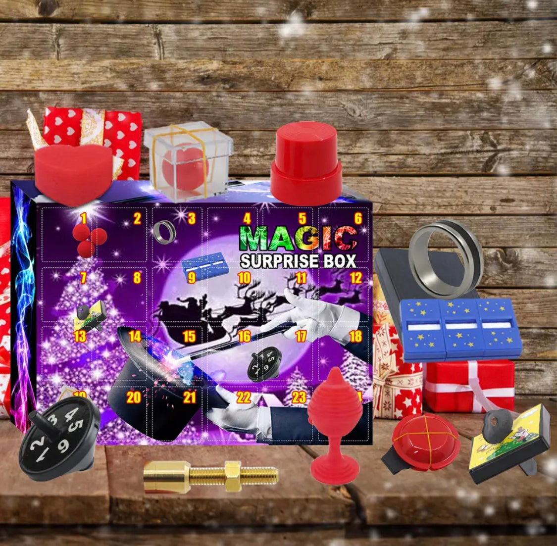 MystiBox- Magic Trick Advent Calendar Gift Box with Accessories